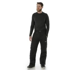 Men's Winter's Edge Lightweight Baselayer Crew | Buckmans -Men Skiing Store WTR M08 BLK 49861