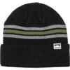 Autumn Bold Stripe Beanie -Men Skiing Store aut bold blk fw23