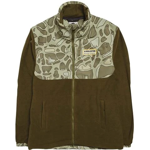 Airblaster Transit Hybrid Fleece - Men's Airblaster Transit Hybrid Fleece - Men's -Men Skiing Store fw22 mens transit hybrid fleece critterflage 2122