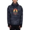 686 Bonded Fleece Pullover Hoody - Men's - 2022 Model -Men Skiing Store fw22 mns 686 bonded fleece pullover hoody m1wcst07 black camo 0167