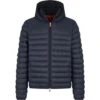 Save The Duck Nathan Hooded Sherpa Lined Jacket - Men's -Men Skiing Store fw22 std nathan grey