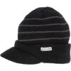 Autumn Visor Beanie - 2022 Model -Men Skiing Store fw22 visor beanie black