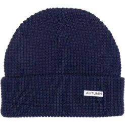 Autumn Select Waffle Beanie -Men Skiing Store fw22 wafflebeanie navy