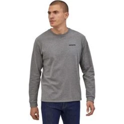 Patagonia L/S P-6 Logo Responsibili-Tee - Men's (38518) 7 Patagonia L/S P-6 Logo Responsibili-Tee - Men's (38518) -Men Skiing Store fw22 wbf20 38518 glh kt1