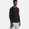 Under Armour ColdGear Armour Fitted Crew - Men's -Men Skiing Store fw23 und 1366068 blk wh 1