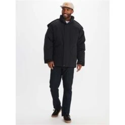 Marmot Mammoth Parka - Men's -Men Skiing Store fw23 marmot mensmammothparka blackdarkazure 3