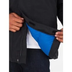 Marmot Mammoth Parka - Men's -Men Skiing Store fw23 marmot mensmammothparka blackdarkazure 4