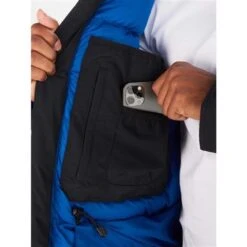 Marmot Mammoth Parka - Men's -Men Skiing Store fw23 marmot mensmammothparka blackdarkazure 5