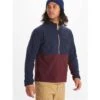 Marmot Rocklin 1/2 Zip - Men's -Men Skiing Store fw23 marmot mensrocklinhalfzip arcticnavyportroyal 1
