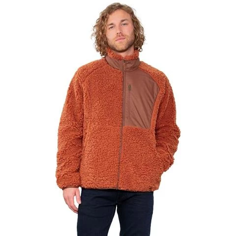 Obermeyer Landry Sherpa Jacket - Men's Obermeyer Landry Sherpa Jacket - Men's -Men Skiing Store fw23 obermeyer menslandrysherpajacket terracotta