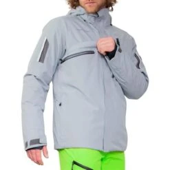 Obermeyer Primo Jacket - Men's -Men Skiing Store fw23 obermeyer mensprimojacket shale 3