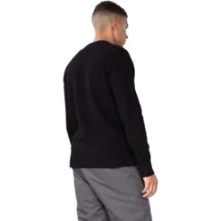 Obermeyer Reggie Crewneck Sweater - Men's -Men Skiing Store fw23 obermeyer mensreggiecrewnecksweater black 2