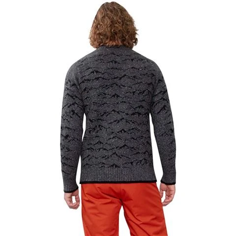 Obermeyer The Bells Sweater - Men's Obermeyer The Bells Sweater - Men's -Men Skiing Store fw23 obermeyer mensthebellssweater coal 2