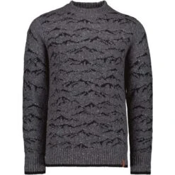 Obermeyer The Bells Sweater - Men's 4 Obermeyer The Bells Sweater - Men's -Men Skiing Store fw23 obermeyer mensthebellssweater coal 3