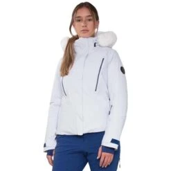 Men Skiing Store 10 Obermeyer Evelyn Jacket W/Faux Fur - Women's