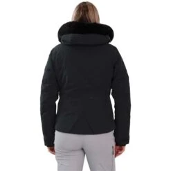 Obermeyer Evelyn Jacket W/Faux Fur - Women's 11 Obermeyer Evelyn Jacket W/Faux Fur - Women's -Men Skiing Store fw23 obermeyer womensevelynjacketwithfauxfur black 2