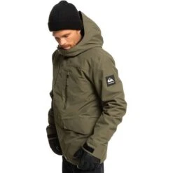Quiksilver Mission 3-in-1 Jacket - Men's -Men Skiing Store fw23 quiksilver mensmission3in1jacket grapeleaf 3