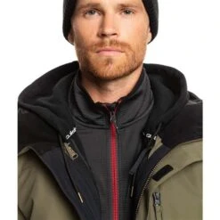 Quiksilver Mission 3-in-1 Jacket - Men's -Men Skiing Store fw23 quiksilver mensmission3in1jacket grapeleaf 5
