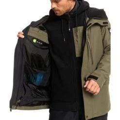 Quiksilver Mission 3-in-1 Jacket - Men's -Men Skiing Store fw23 quiksilver mensmission3in1jacket grapeleaf 8