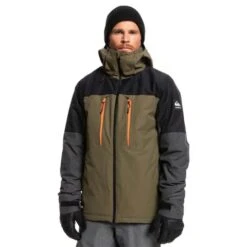 Men Skiing Store 14 Quiksilver Mission Plus Jacket - Men's