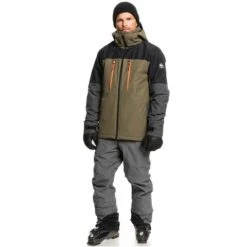 Men Skiing Store -Men Skiing Store fw23 quiksilver mensmissionplusjacket grapeleaf 2