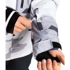 Quiksilver Mission Printed Jacket - Men's -Men Skiing Store fw23 quiksilver mensmissionprintedjacket snowwhitecamopower 4