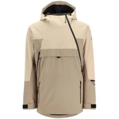 Spyder All Out Anorak - Men's -Men Skiing Store fw23 spyder mensalloutanorak timberwolf 6