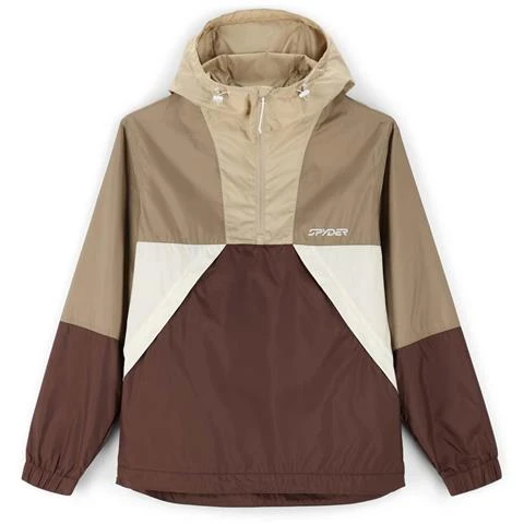 Spyder Belford Windbreaker Anorak Jacket - Men's Spyder Belford Windbreaker Anorak Jacket - Men's -Men Skiing Store fw23 spyder mensbelfordwindbreakeranorakjacket safari 1