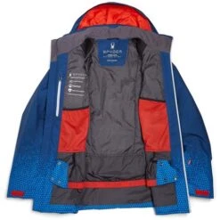 Spyder Primer Jacket - Men's -Men Skiing Store fw23 spyder mensprimerjacket fadedgeocollegiate 7