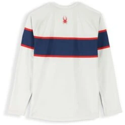 Spyder Pump Lightweight Crew Neck - Men's -Men Skiing Store fw23 spyder menspumplightweightcrewneck glacier 2