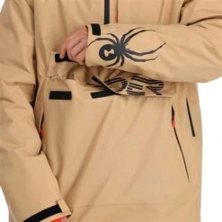 Spyder Signal GTX Insulated Anorak - Men's -Men Skiing Store fw23 spyder menssignalgtxinsulatedanorak tannin 5