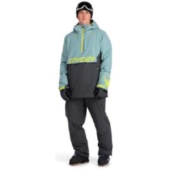 Spyder Signal GTX Insulated Anorak - Men's -Men Skiing Store fw23 spyder menssignalgtxinsulatedanorak tundra 3