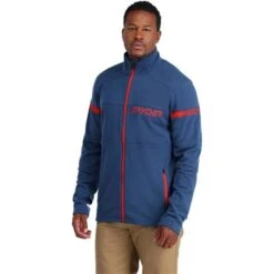 Men Skiing Store 32 Spyder Speed Full Zip Fleece Jacket - Men's