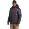 Spyder Timeless Hoodie Down Jacket - Men's -Men Skiing Store fw23 spyder menstimelesshoodiedownjacket ebony 1