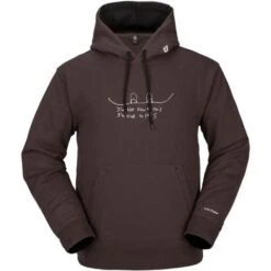 Volcom D.I. Fleece - Men's -Men Skiing Store fw23 volcom mensdifleece brown 1