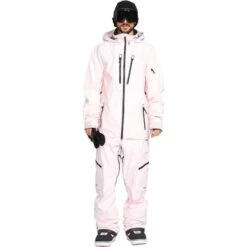 Volcom Guch Stretch Gore Jacket - Men's -Men Skiing Store fw23 volcom mensguchstretchgorejacket partypink 3