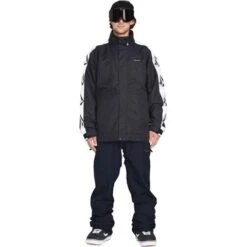 Volcom Iconic Stone Ins Jacket - Men's -Men Skiing Store fw23 volcom mensiconicstoneinsulatedjacket black 3