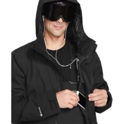 Volcom L Ins Gore-Tex Jacket - Men's -Men Skiing Store fw23 volcom menslinsulatedgoretexjacket black 6