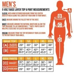 Mens Heated Base Layer Top -Men Skiing Store mens heated baselayer top3