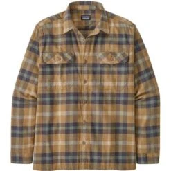 Patagonia L/S Organic Cotton Midweight Fjord Flannel Shirt - Men's (42400) -Men Skiing Store wbf2223 42400 form